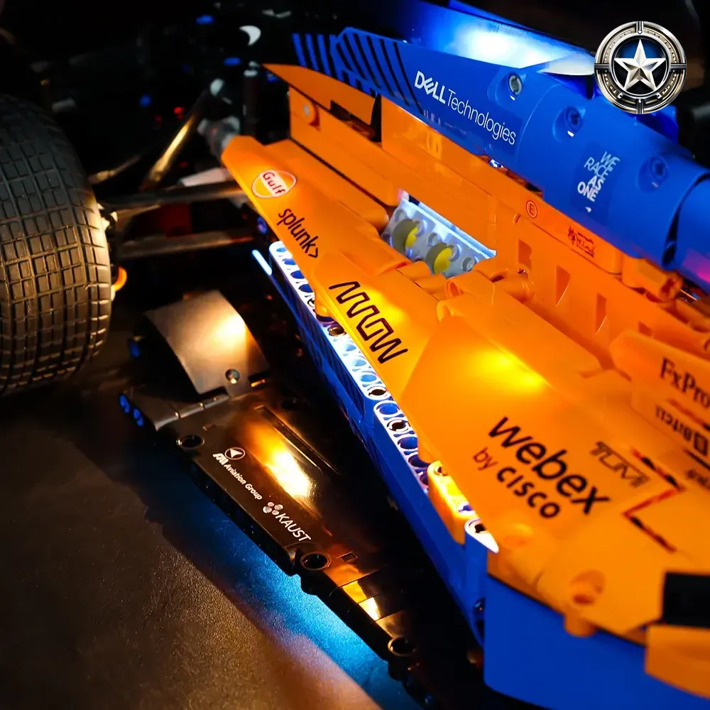 Light Kit for McLaren Formula One Race Car Model 42141 for Racing Enthusiasts Light Kit for McLaren Formula One Race Car Model 42141 for Racing Enthusiasts