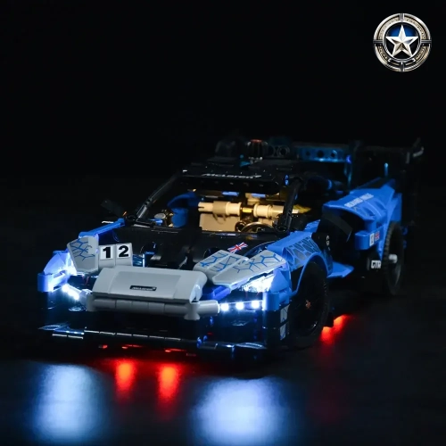 Light Up Kit for McLaren Senna GTR Model Building Set 42123