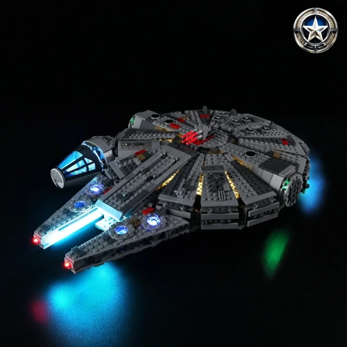 Millennium Falcon 75105 Lighting Upgrade Kit Enhanced Version for Model Building