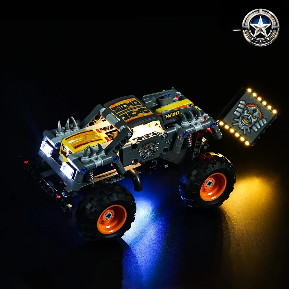 Light Kit for Monster Jam Max D Truck 42119 LED Accessories Light Kit for Monster Jam Max D Truck 42119 LED Accessories