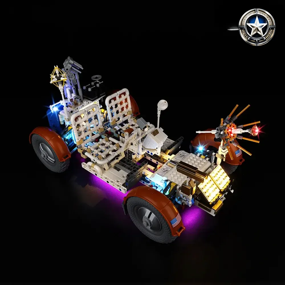 Lunar Rover Light Kit for NASA Apollo LRV Model 42182 Lighting Accessory Set Lunar Rover Light Kit for NASA Apollo LRV Model 42182 Lighting Accessory Set