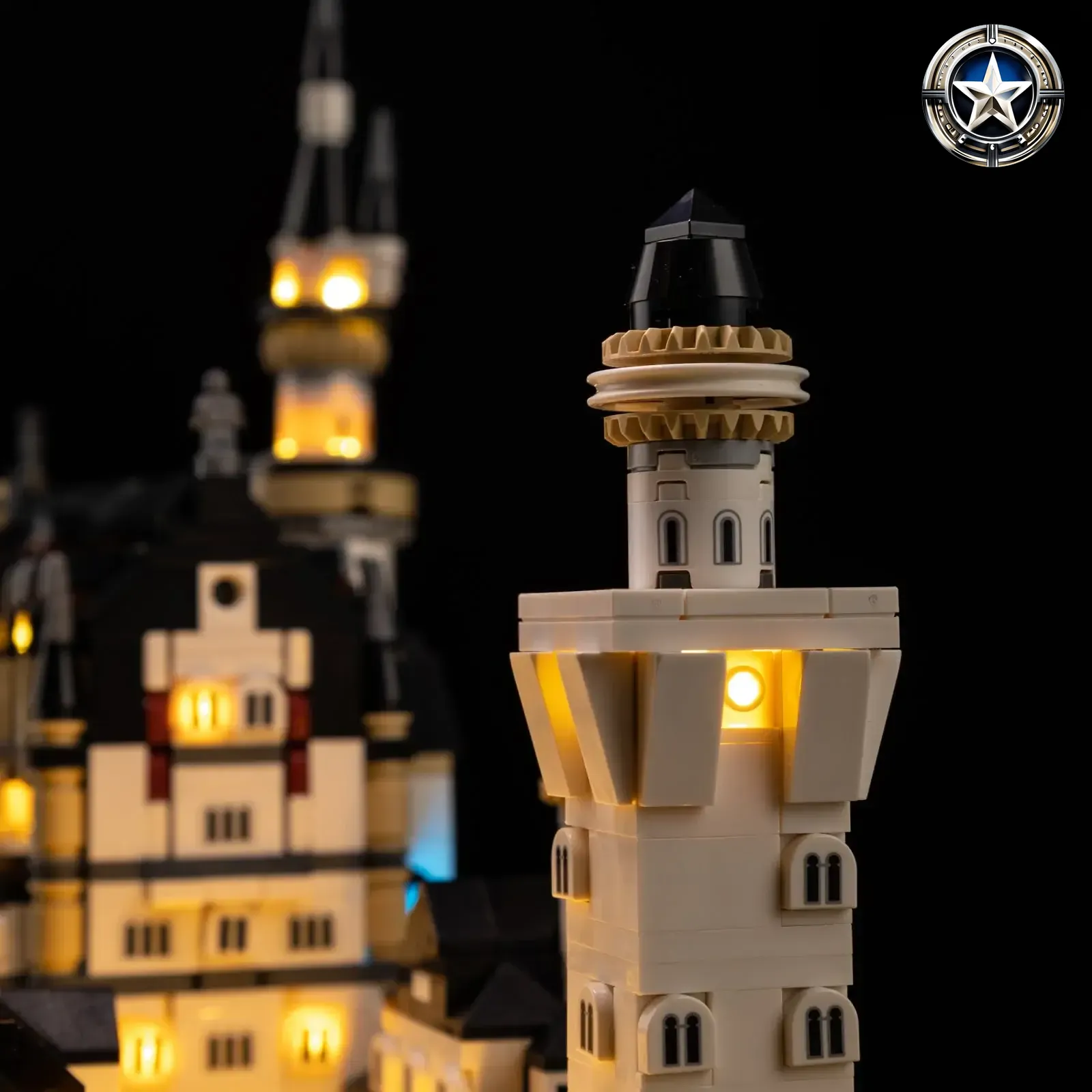 Neuschwanstein Castle Lighting Kit Compatible with Lego 21063 Model Building Set Neuschwanstein Castle Lighting Kit Compatible with Lego 21063 Model Building Set