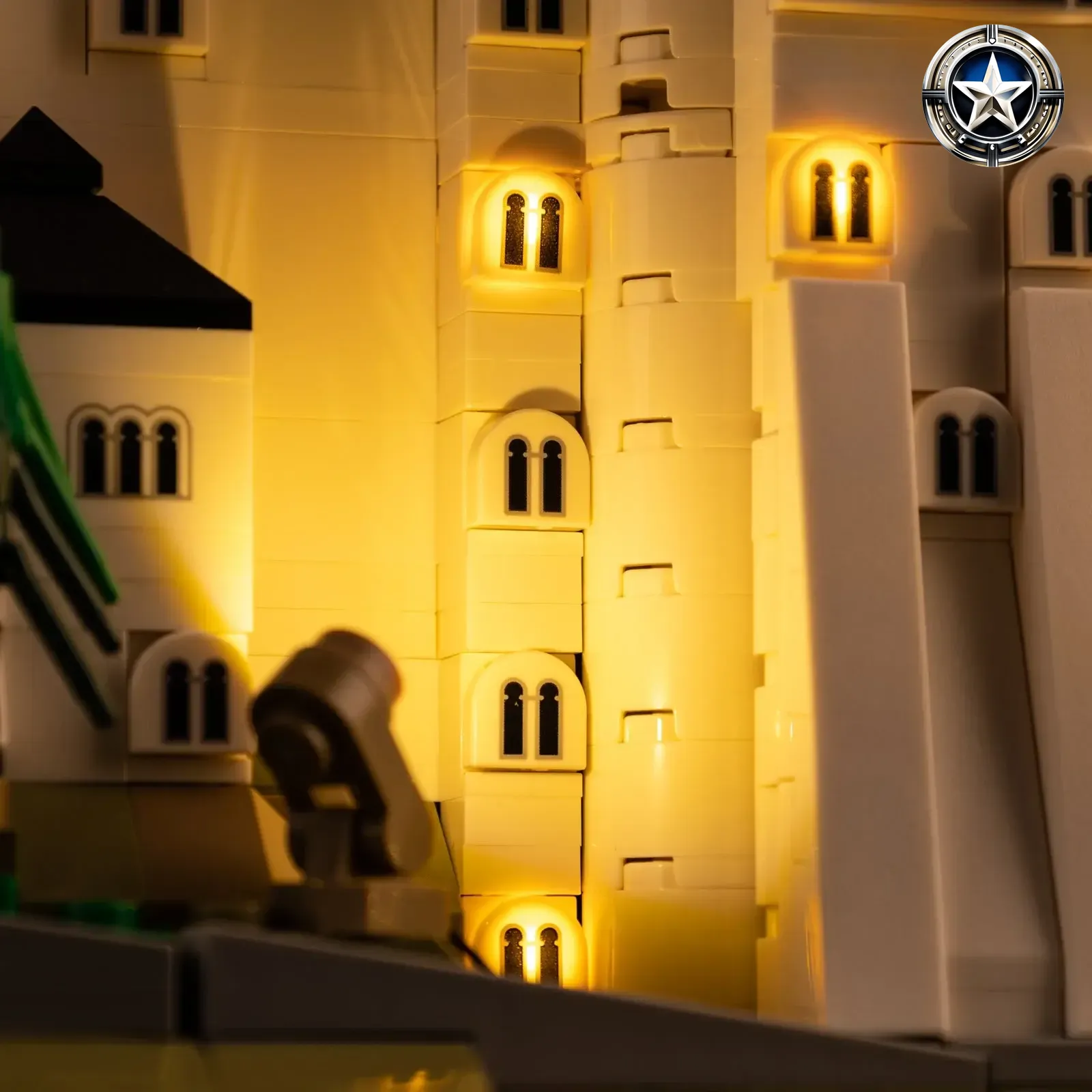 Neuschwanstein Castle Lighting Kit Compatible with Lego 21063 Model Building Set Neuschwanstein Castle Lighting Kit Compatible with Lego 21063 Model Building Set