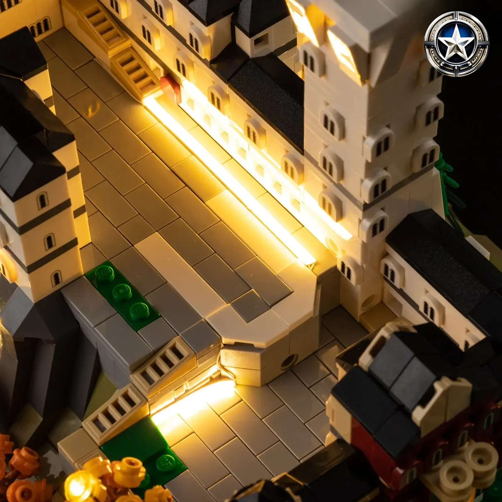 Neuschwanstein Castle Lighting Kit Compatible with Lego 21063 Model Building Set Neuschwanstein Castle Lighting Kit Compatible with Lego 21063 Model Building Set
