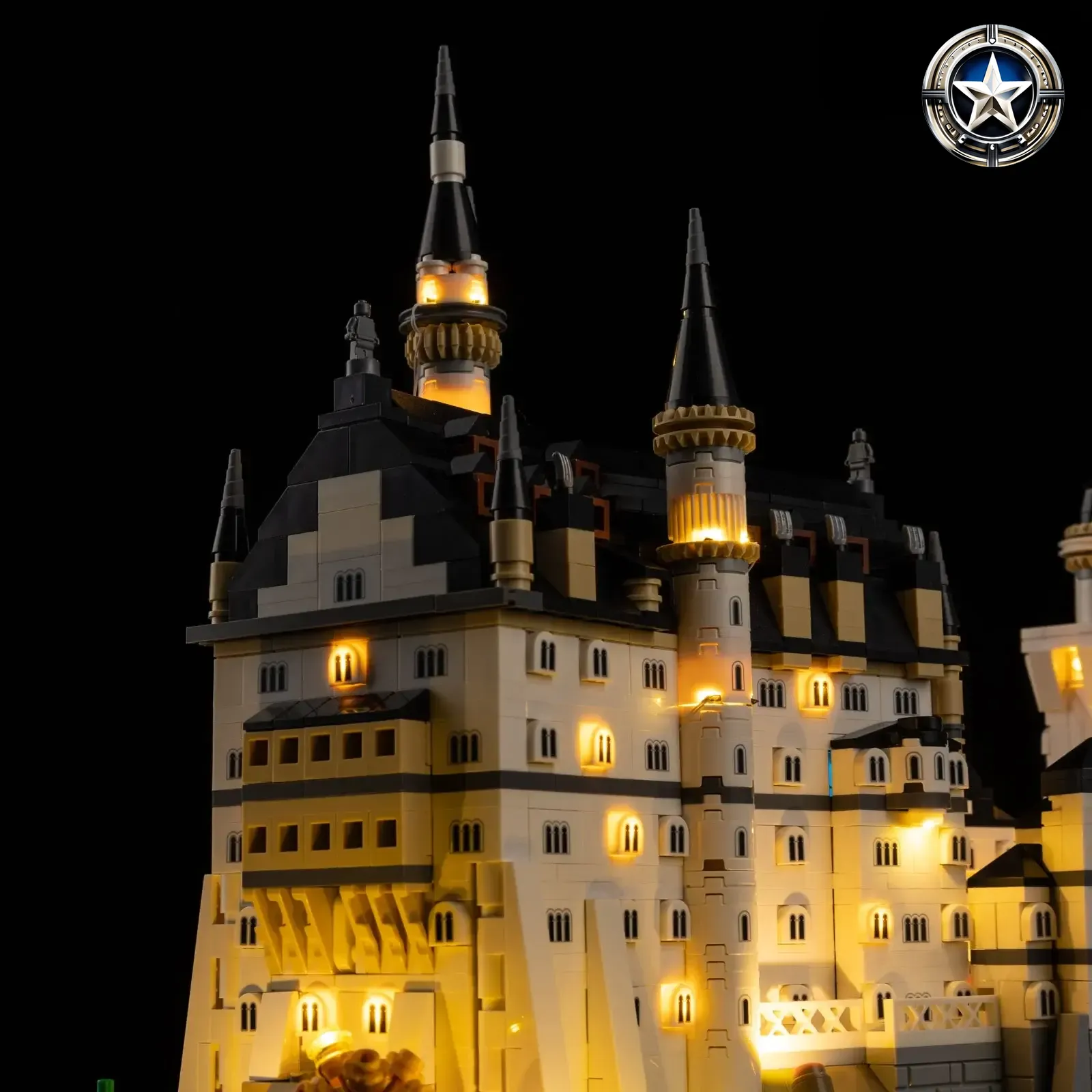 Neuschwanstein Castle Lighting Kit Compatible with Lego 21063 Model Building Set Neuschwanstein Castle Lighting Kit Compatible with Lego 21063 Model Building Set