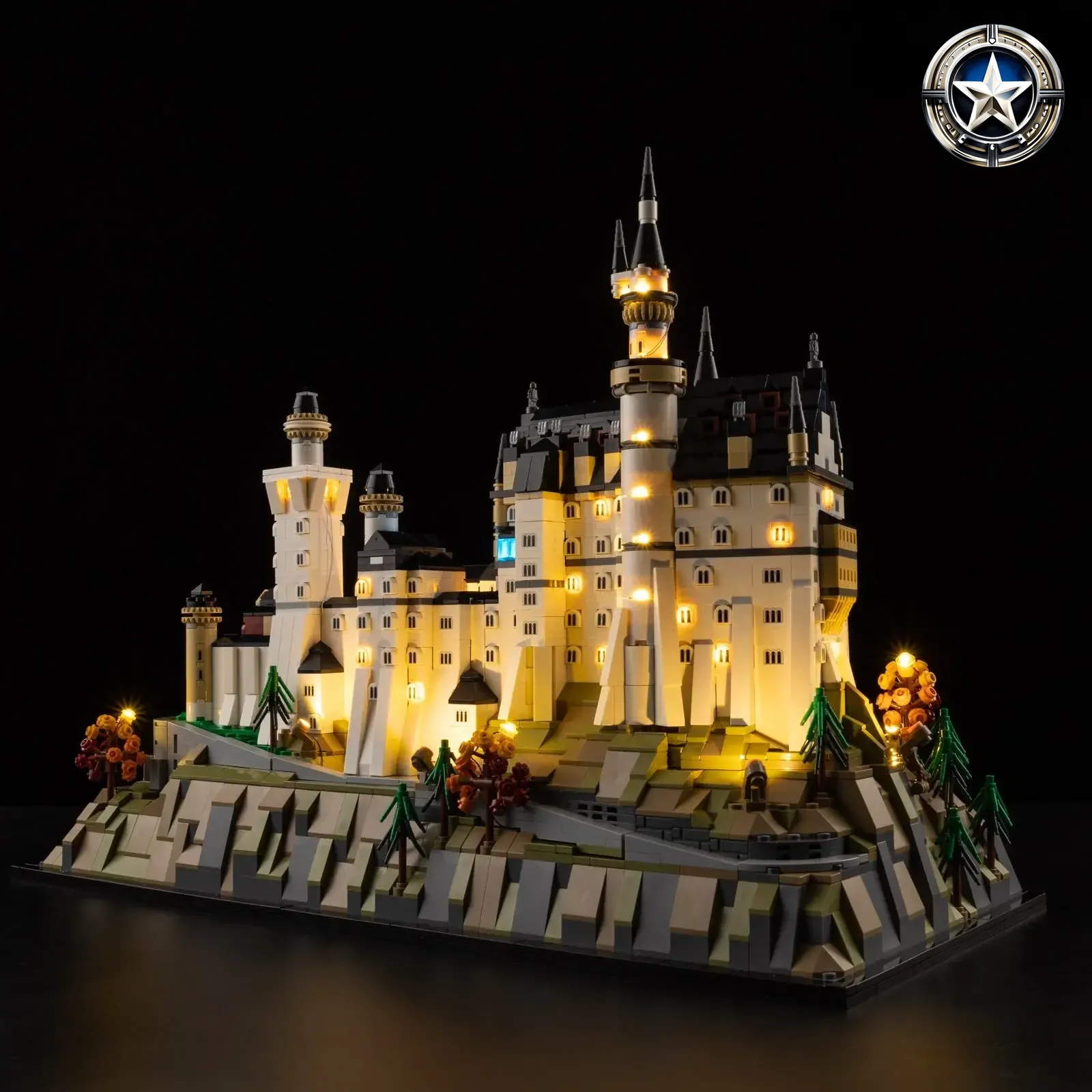 Neuschwanstein Castle Lighting Kit Compatible with Lego 21063 Model Building Set Neuschwanstein Castle Lighting Kit Compatible with Lego 21063 Model Building Set