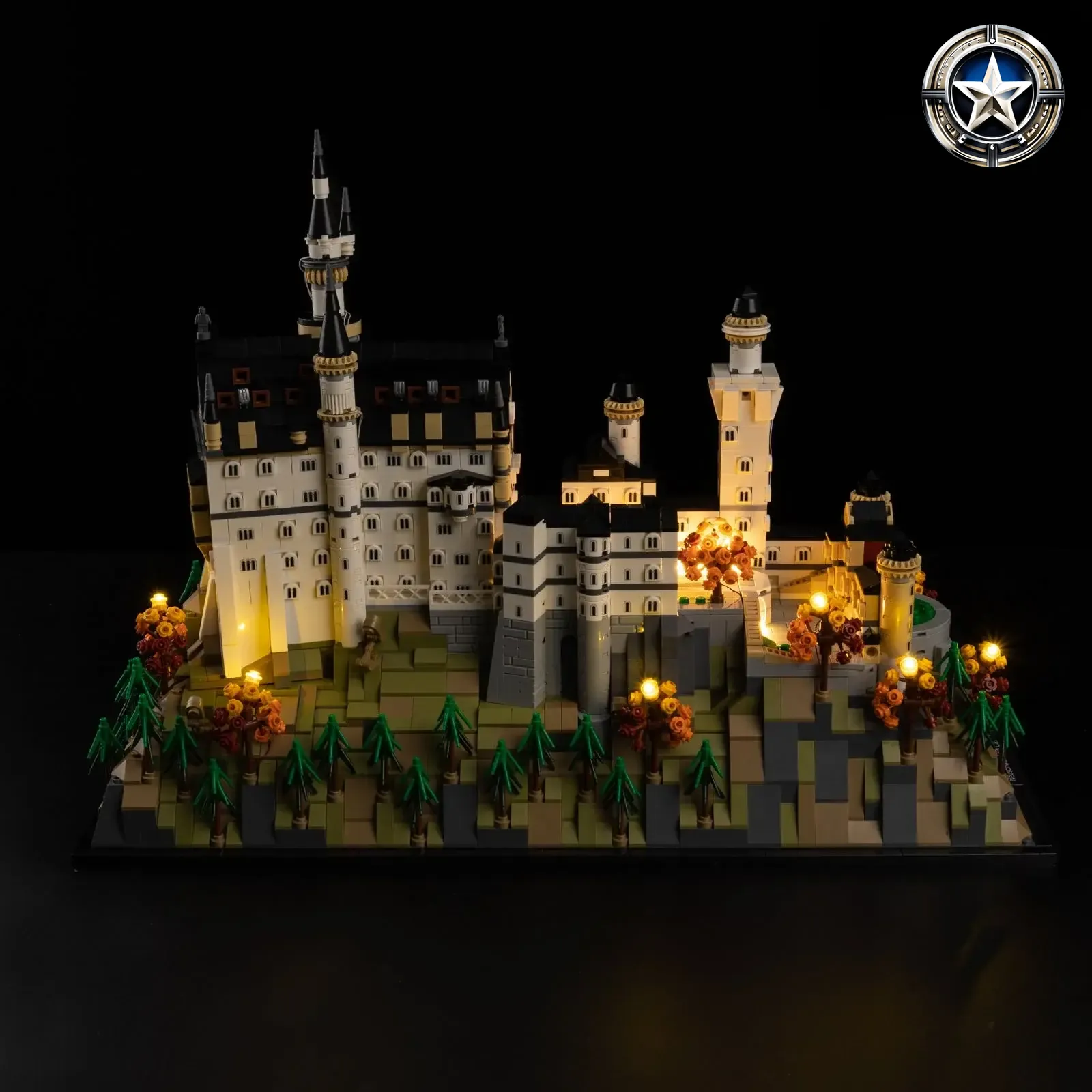 Neuschwanstein Castle Lighting Kit Compatible with Lego 21063 Model Building Set Neuschwanstein Castle Lighting Kit Compatible with Lego 21063 Model Building Set