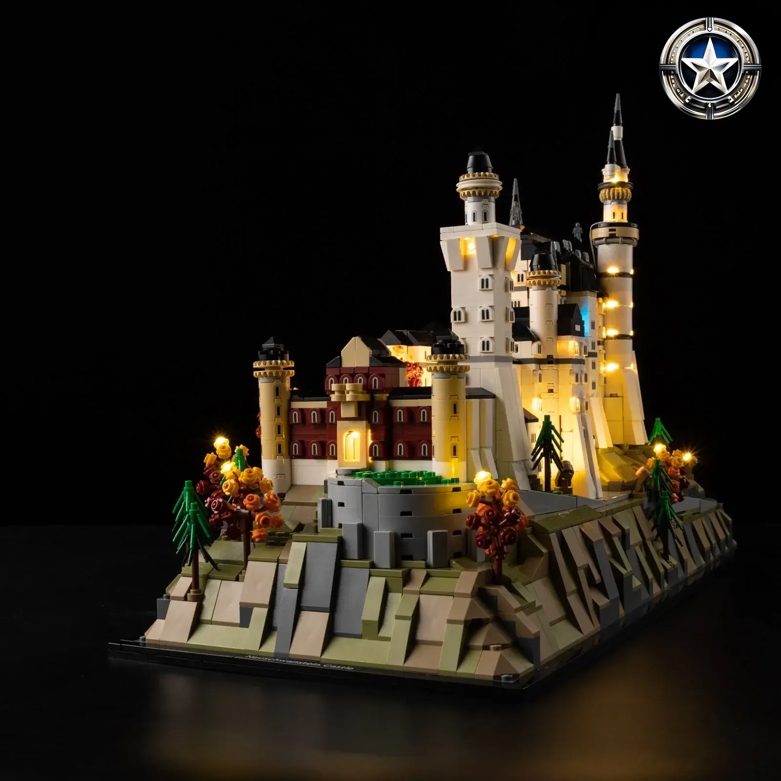 Neuschwanstein Castle Lighting Kit Compatible with Lego 21063 Model Building Set Neuschwanstein Castle Lighting Kit Compatible with Lego 21063 Model Building Set
