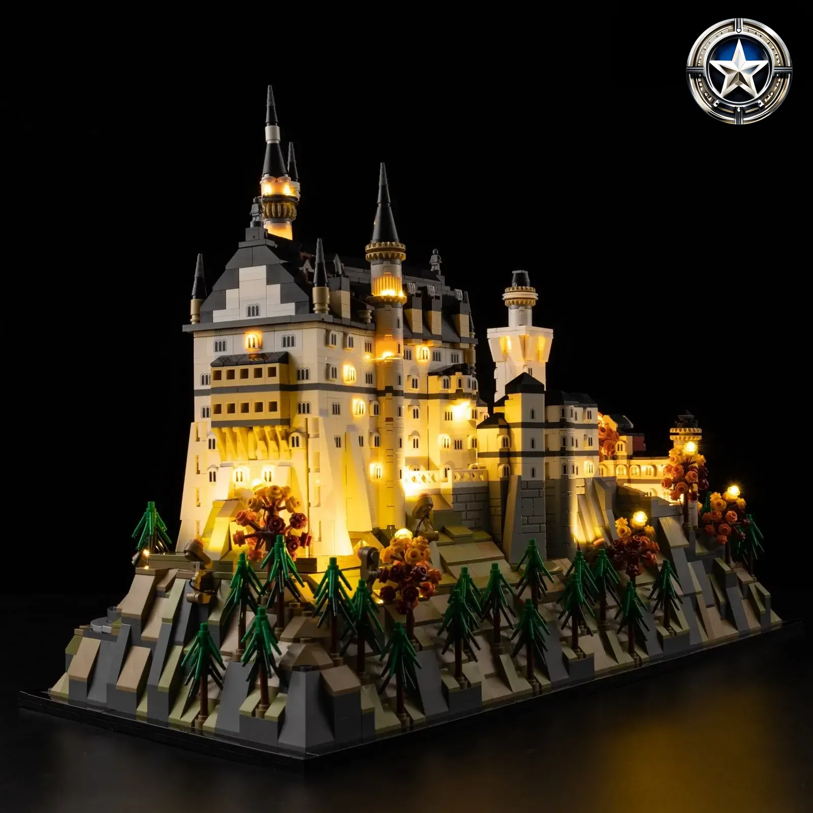 Neuschwanstein Castle Lighting Kit Compatible with Lego 21063 Model Building Set Neuschwanstein Castle Lighting Kit Compatible with Lego 21063 Model Building Set