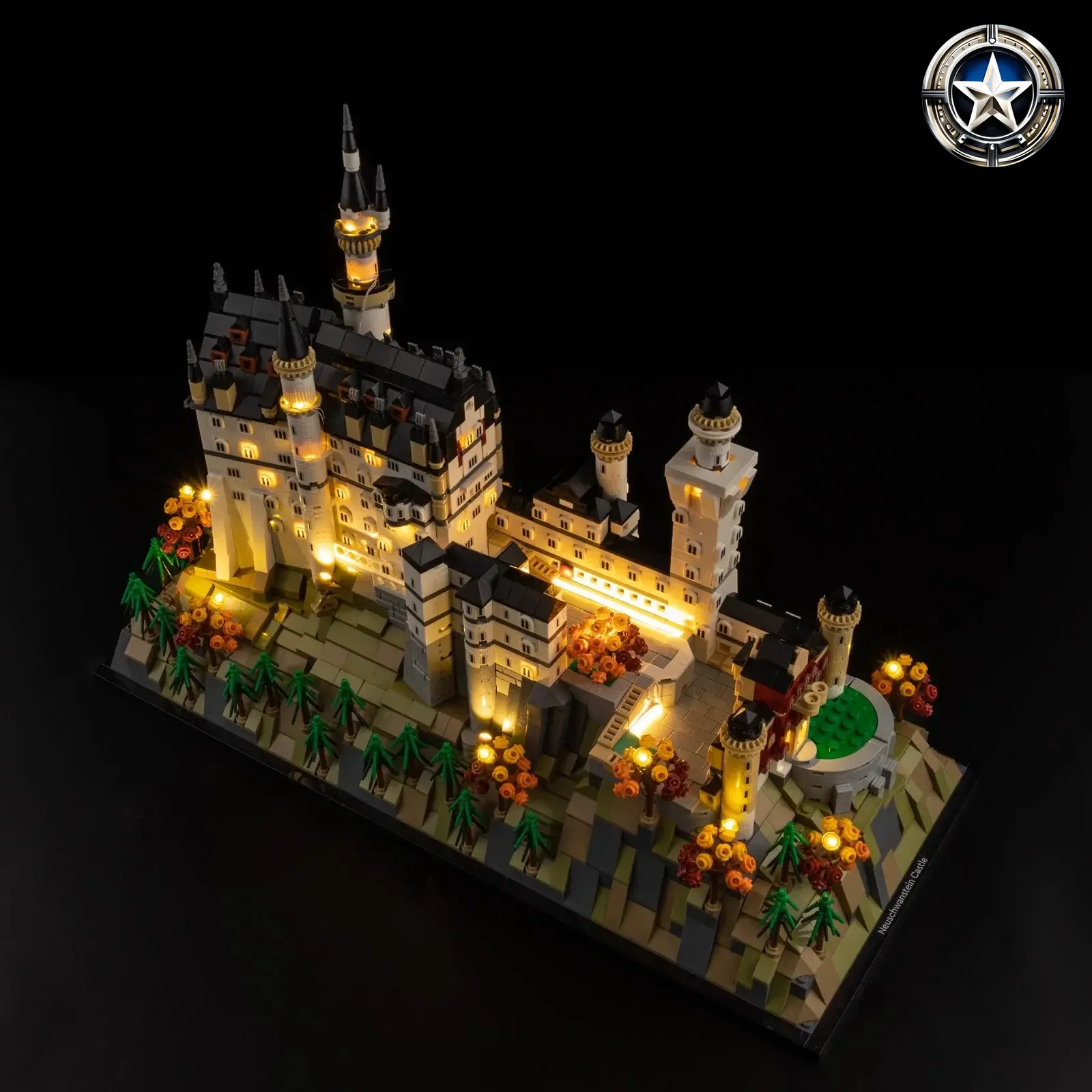 Neuschwanstein Castle Lighting Kit Compatible with Lego 21063 Model Building Set Neuschwanstein Castle Lighting Kit Compatible with Lego 21063 Model Building Set