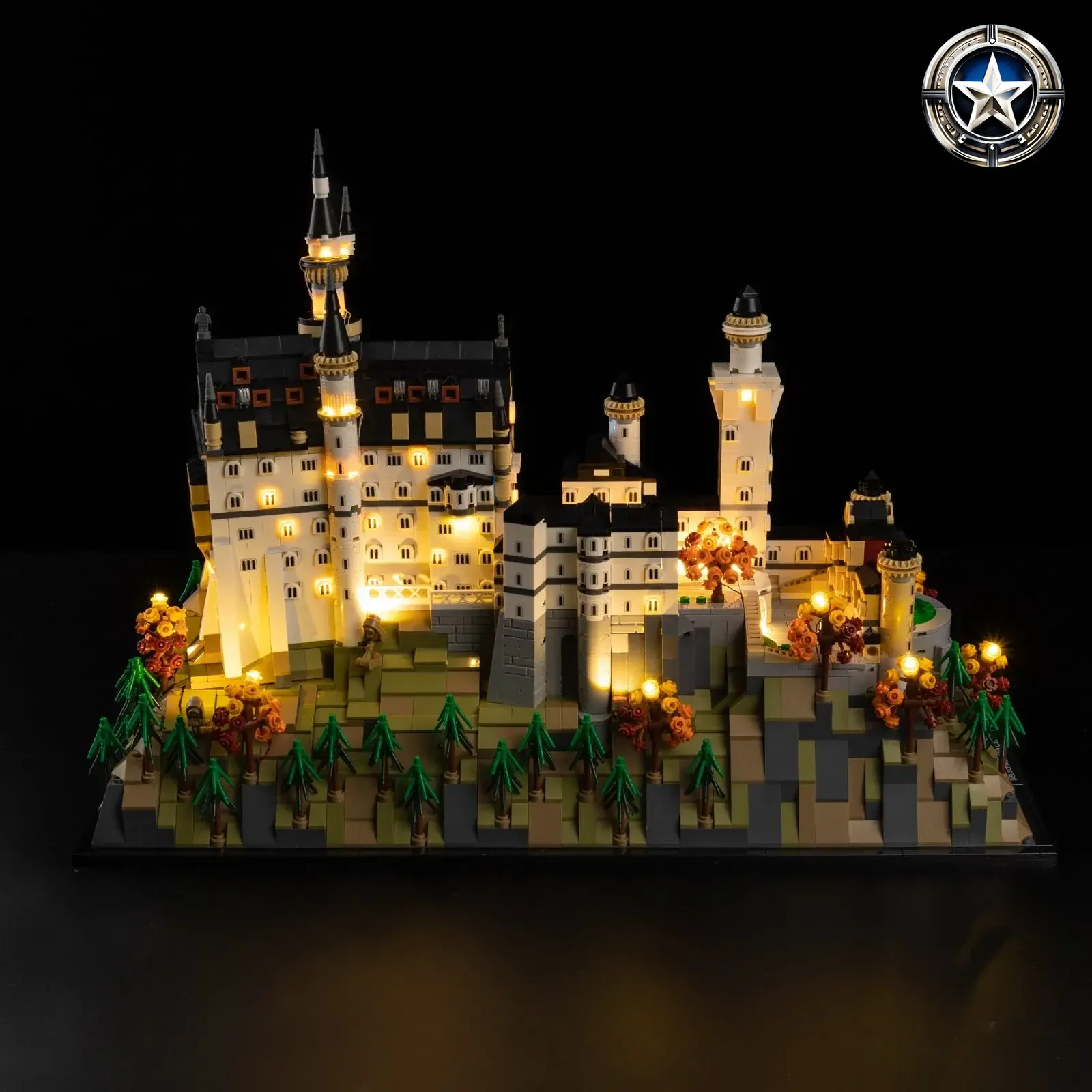 Neuschwanstein Castle Lighting Kit Compatible with Lego 21063 Model Building Set Neuschwanstein Castle Lighting Kit Compatible with Lego 21063 Model Building Set