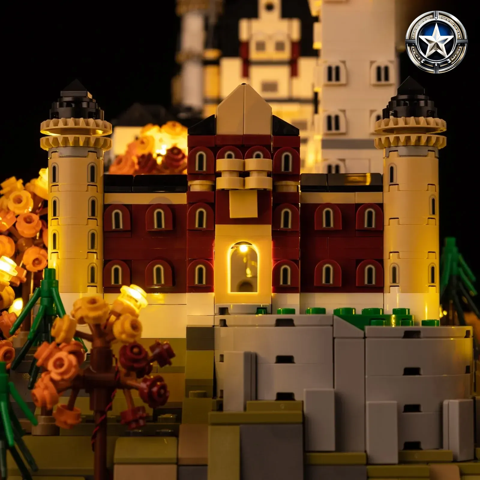 Neuschwanstein Castle Lighting Kit Compatible with Lego 21063 Model Building Set Neuschwanstein Castle Lighting Kit Compatible with Lego 21063 Model Building Set