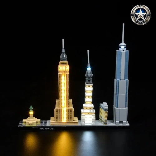 Complete Lighting Kit for New York City Model 21028 Building Set Accessories