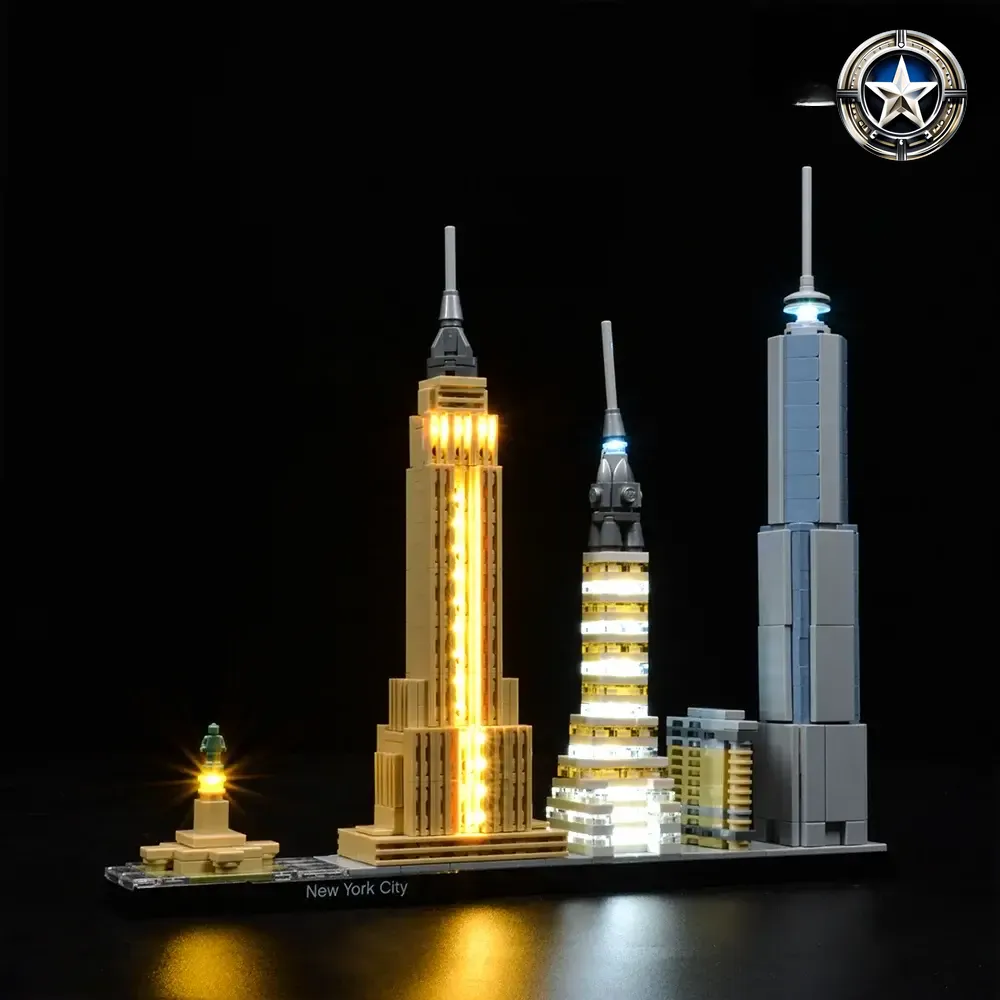 Complete Lighting Kit for New York City Model 21028 Building Set Accessories Complete Lighting Kit for New York City Model 21028 Building Set Accessories