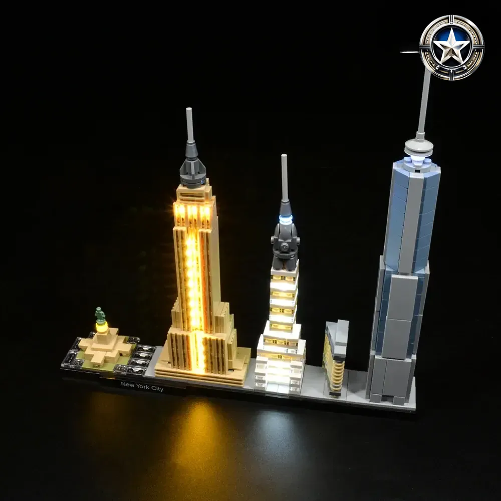 Complete Lighting Kit for New York City Model 21028 Building Set Accessories Complete Lighting Kit for New York City Model 21028 Building Set Accessories