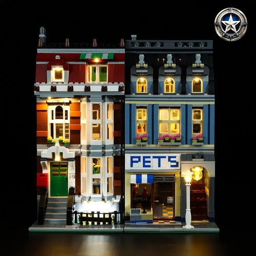 Light Kit for Pet Shop Building Set 10218 Enhanced Lighting Accessory