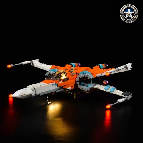 Complete Light Kit for Star Wars Poe Dameron X Wing Fighter Model 75273 Toy Parts