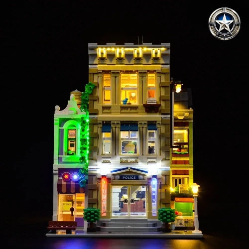 Emergency Lighting Kit for Police Station Building Set 10278 Toys