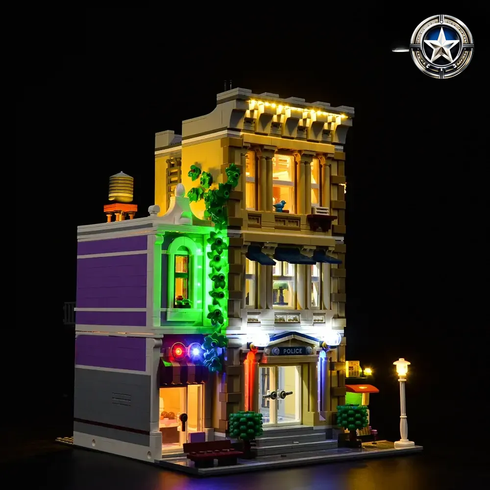 Emergency Lighting Kit for Police Station Building Set 10278 Toys Emergency Lighting Kit for Police Station Building Set 10278 Toys