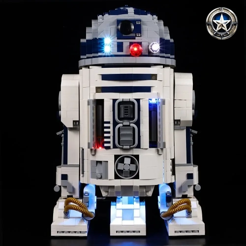 R2 D2 Model Building Set Light Kit Compatible with Lego Star Wars 75308