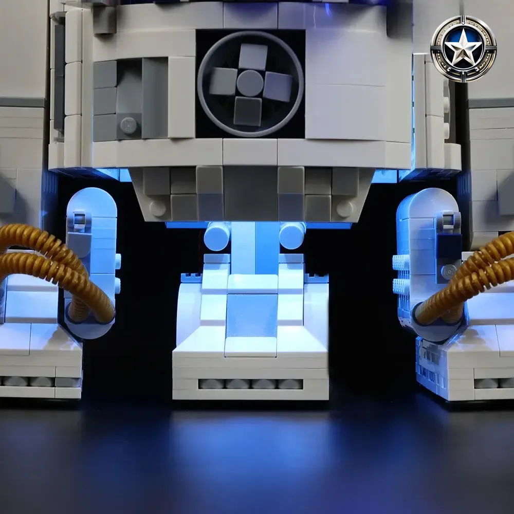 R2 D2 Model Building Set Light Kit Compatible with Lego Star Wars 75308 R2 D2 Model Building Set Light Kit Compatible with Lego Star Wars 75308