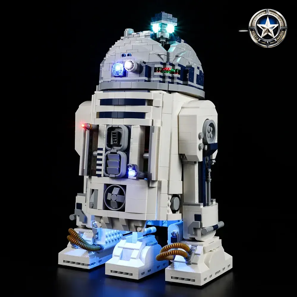 R2 D2 Model Building Set Light Kit Compatible with Lego Star Wars 75308 R2 D2 Model Building Set Light Kit Compatible with Lego Star Wars 75308