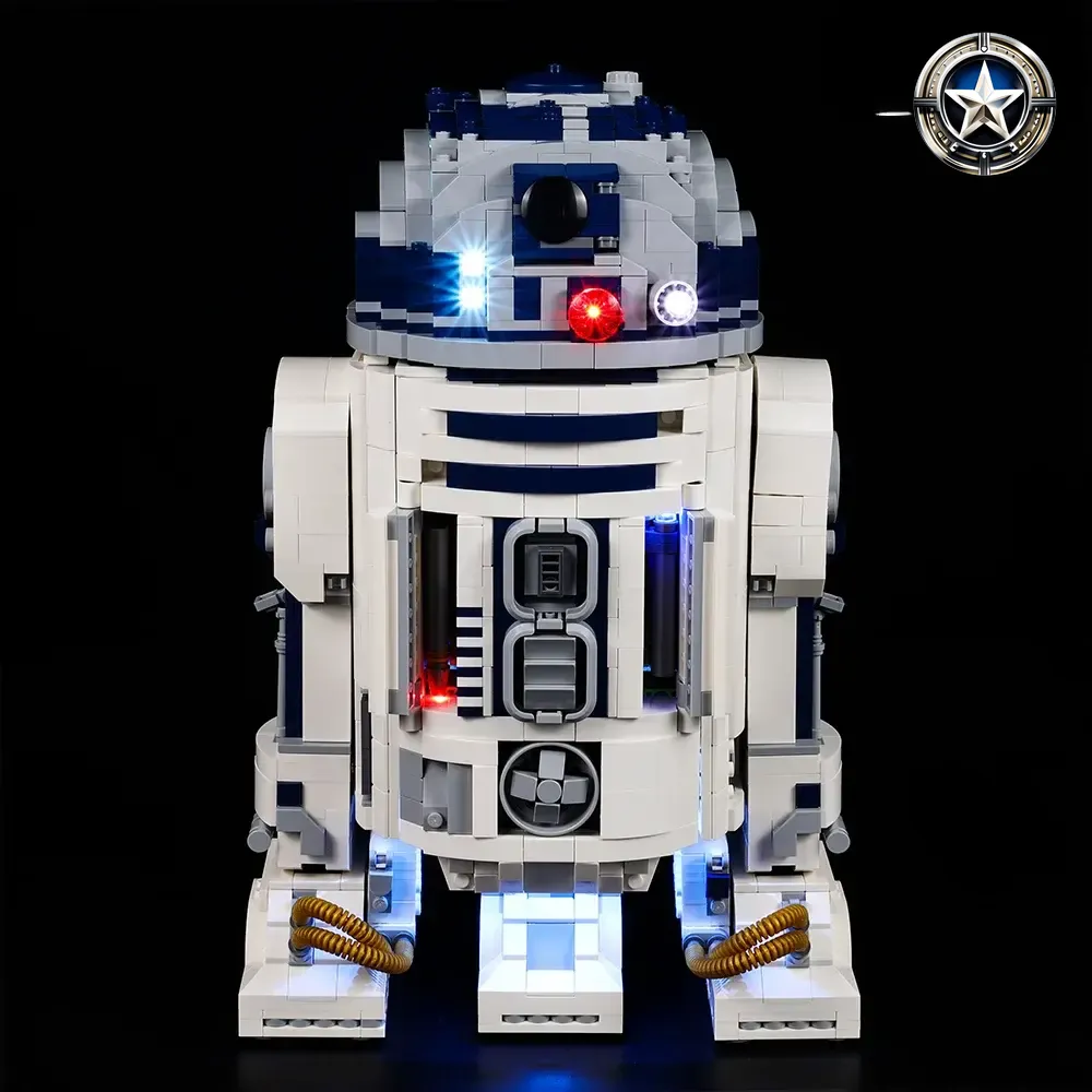 R2 D2 Model Building Set Light Kit Compatible with Lego Star Wars 75308 R2 D2 Model Building Set Light Kit Compatible with Lego Star Wars 75308