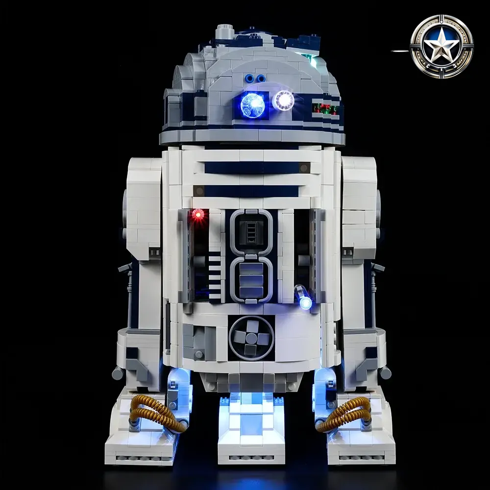 R2 D2 Model Building Set Light Kit Compatible with Lego Star Wars 75308 R2 D2 Model Building Set Light Kit Compatible with Lego Star Wars 75308