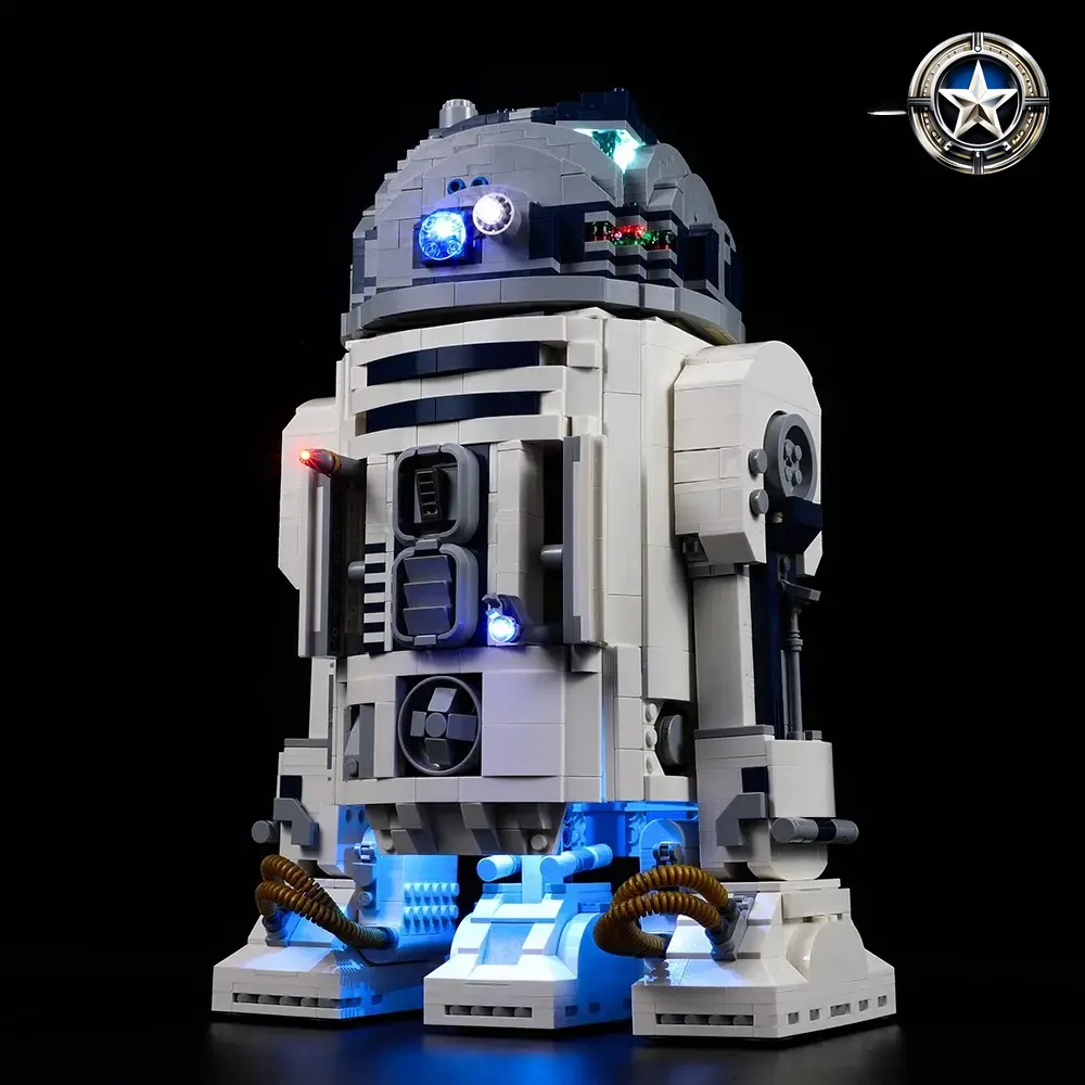 R2 D2 Model Building Set Light Kit Compatible with Lego Star Wars 75308 R2 D2 Model Building Set Light Kit Compatible with Lego Star Wars 75308