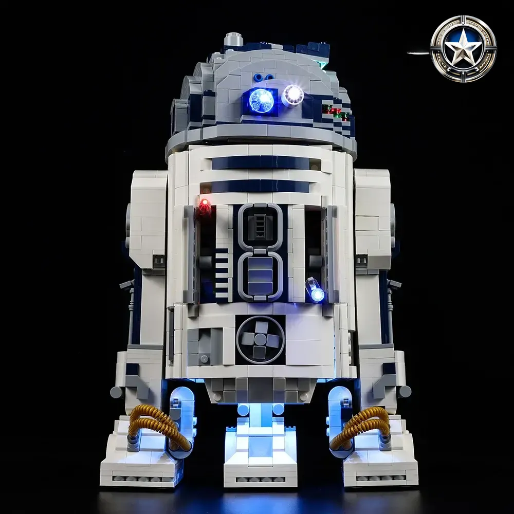R2 D2 Model Building Set Light Kit Compatible with Lego Star Wars 75308 R2 D2 Model Building Set Light Kit Compatible with Lego Star Wars 75308