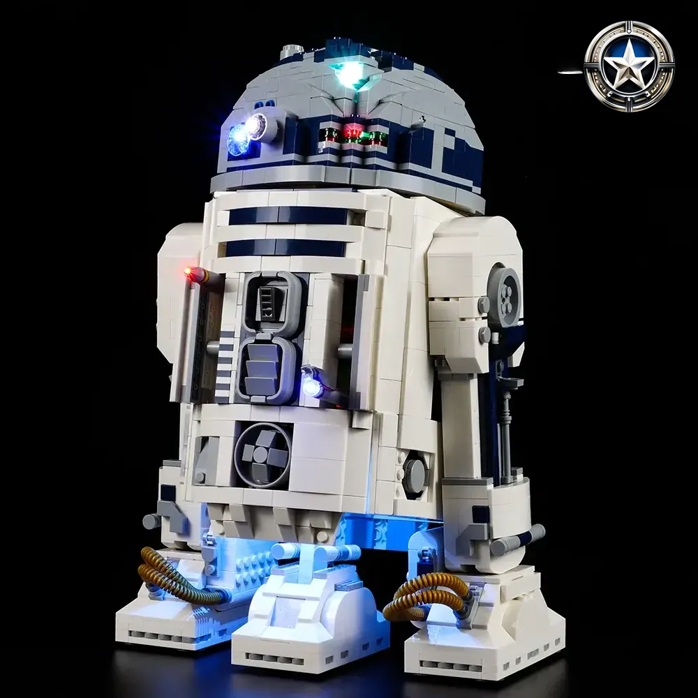 R2 D2 Model Building Set Light Kit Compatible with Lego Star Wars 75308 R2 D2 Model Building Set Light Kit Compatible with Lego Star Wars 75308