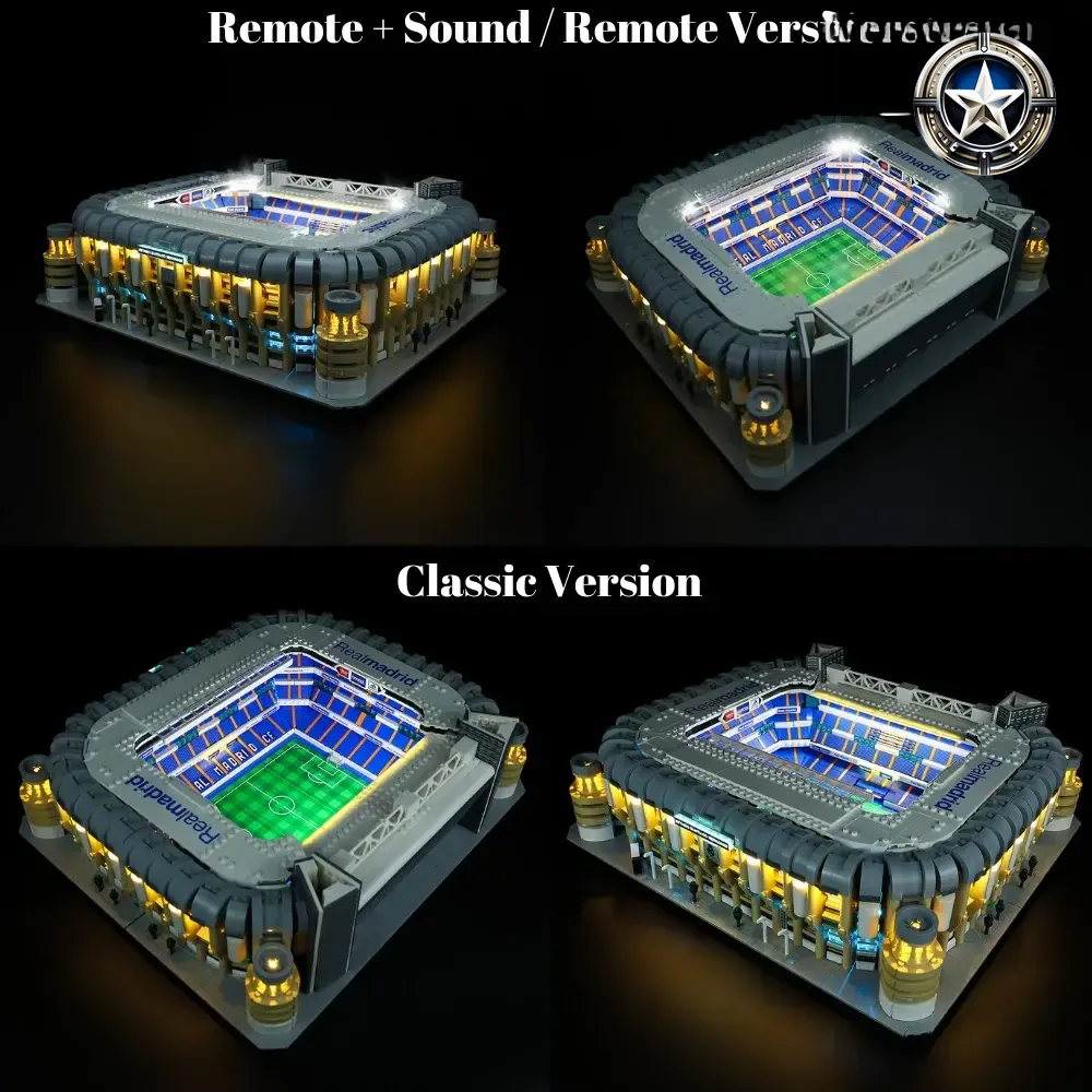 Real Madrid Santiago Bernabeu Stadium Light Kit Model 10299 Deluxe Edition Real Madrid Santiago Bernabeu Stadium Light Kit Model 10299 Deluxe Edition