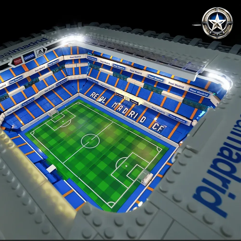 Real Madrid Santiago Bernabeu Stadium Light Kit Model 10299 Deluxe Edition Real Madrid Santiago Bernabeu Stadium Light Kit Model 10299 Deluxe Edition