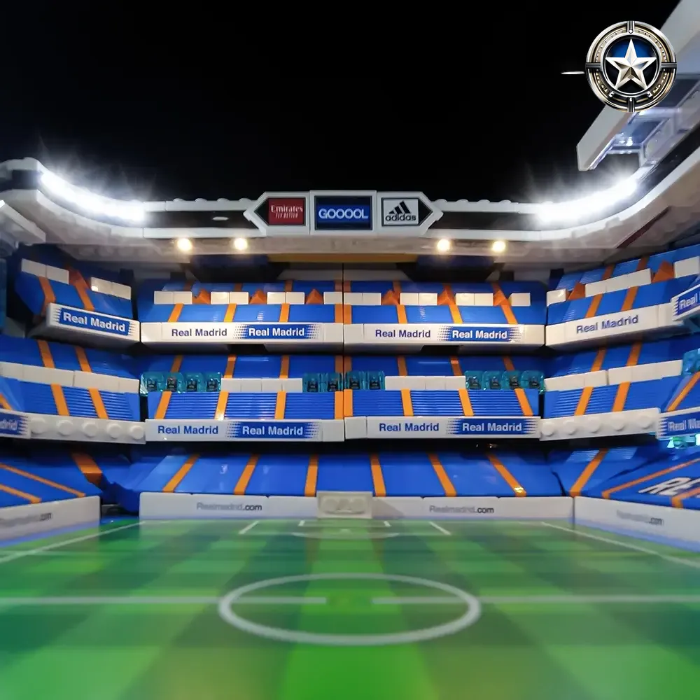 Real Madrid Santiago Bernabeu Stadium Light Kit Model 10299 Deluxe Edition Real Madrid Santiago Bernabeu Stadium Light Kit Model 10299 Deluxe Edition