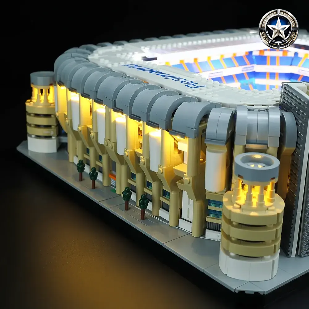 Real Madrid Santiago Bernabeu Stadium Light Kit Model 10299 Deluxe Edition Real Madrid Santiago Bernabeu Stadium Light Kit Model 10299 Deluxe Edition