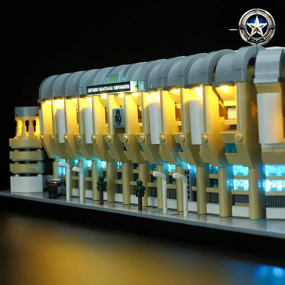 Real Madrid Santiago Bernabeu Stadium Light Kit Model 10299 Deluxe Edition Real Madrid Santiago Bernabeu Stadium Light Kit Model 10299 Deluxe Edition