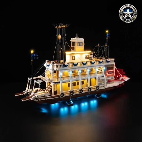 River Steamboat Lighting Kit for Model Number 21356 Enhanced Illumination Set