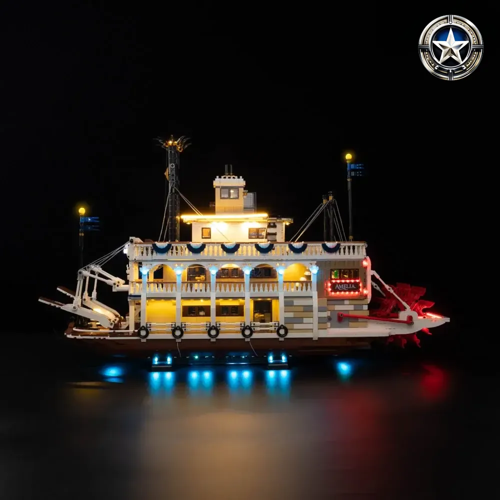 LEGO River Steamboat 21356 Light Kit