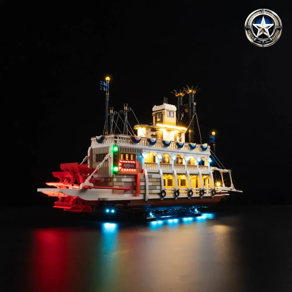 River Steamboat Lighting Kit for Model Number 21356 Enhanced Illumination Set River Steamboat Lighting Kit for Model Number 21356 Enhanced Illumination Set