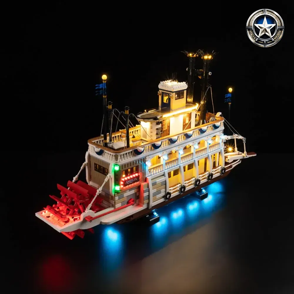 River Steamboat Lighting Kit for Model Number 21356 Enhanced Illumination Set River Steamboat Lighting Kit for Model Number 21356 Enhanced Illumination Set