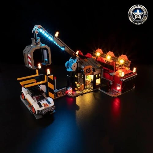 Premium Light Kit for Scrap Yard with Cars Model Number 60472
