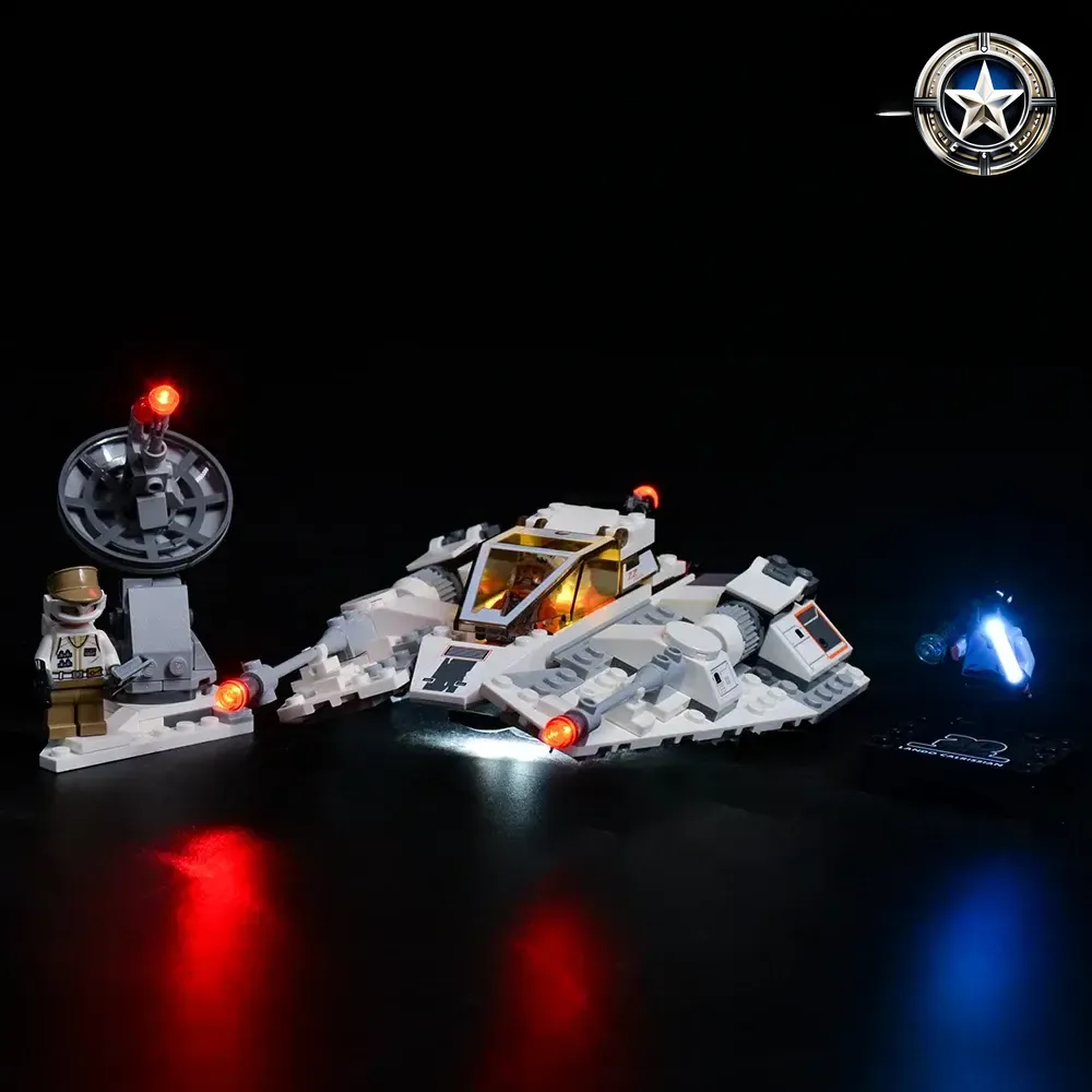 Light Kit for Lego Snowspeeder Model 75259 20th Anniversary Edition Set Light Kit for Lego Snowspeeder Model 75259 20th Anniversary Edition Set