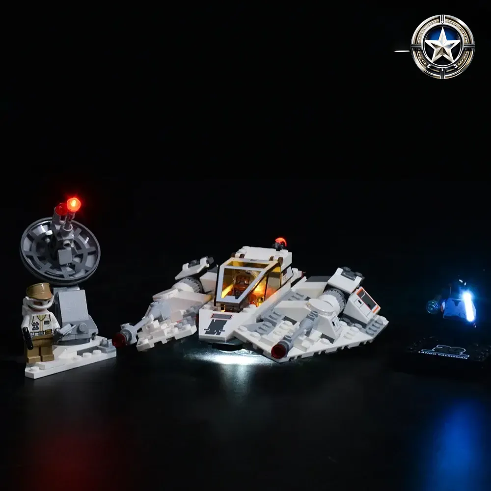 Light Kit for Lego Snowspeeder Model 75259 20th Anniversary Edition Set Light Kit for Lego Snowspeeder Model 75259 20th Anniversary Edition Set