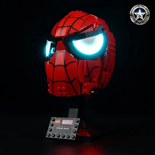 Light Kit for Marvel Spider Man Mask Set 76285 Accessories Quality