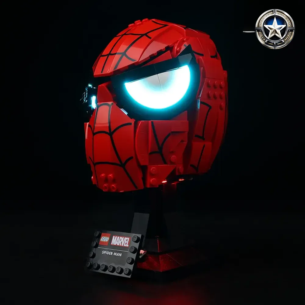 Light Kit for Marvel Spider Man Mask Set 76285 Accessories Quality Light Kit for Marvel Spider Man Mask Set 76285 Accessories Quality