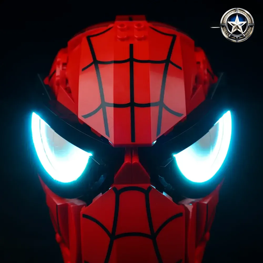 Light Kit for Marvel Spider Man Mask Set 76285 Accessories Quality Light Kit for Marvel Spider Man Mask Set 76285 Accessories Quality