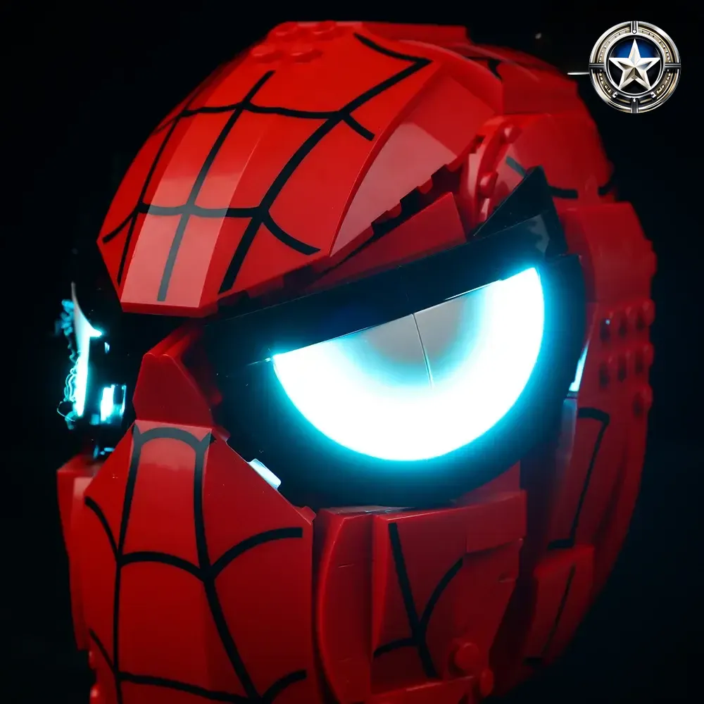 Light Kit for Marvel Spider Man Mask Set 76285 Accessories Quality Light Kit for Marvel Spider Man Mask Set 76285 Accessories Quality