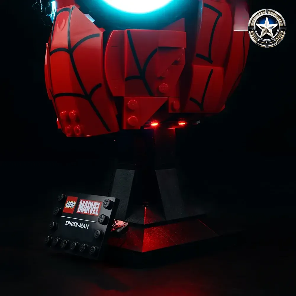 Light Kit for Marvel Spider Man Mask Set 76285 Accessories Quality Light Kit for Marvel Spider Man Mask Set 76285 Accessories Quality
