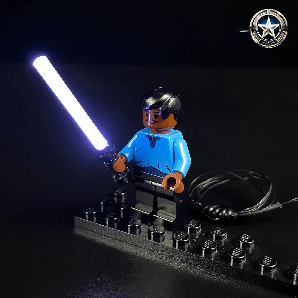 LED Light Sabers for Star Wars Minifigure Toys Pack of Five Lightsaber Sets LED Light Sabers for Star Wars Minifigure Toys Pack of Five Lightsaber Sets