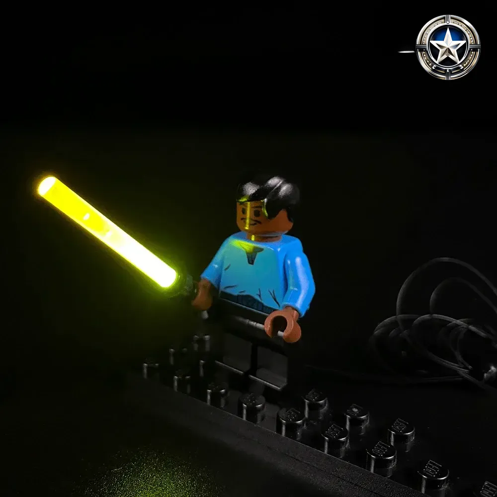 LED Light Sabers for Star Wars Minifigure Toys Pack of Five Lightsaber Sets LED Light Sabers for Star Wars Minifigure Toys Pack of Five Lightsaber Sets